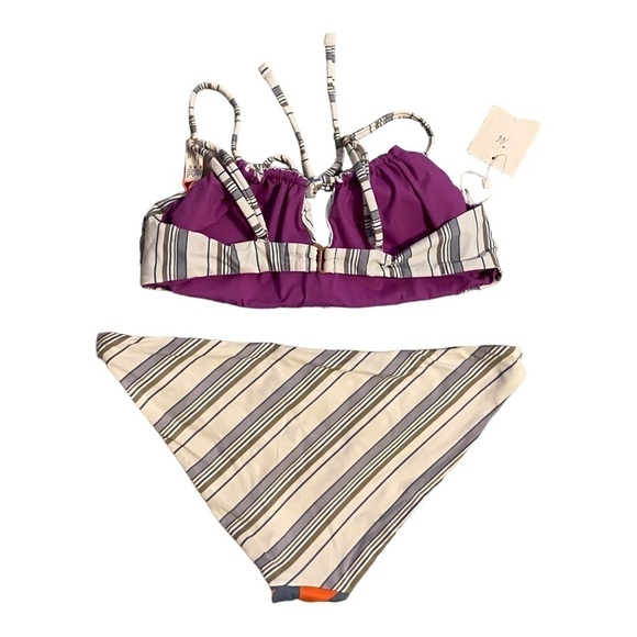 Maaji Skyline Samatha Reversible Bikini Top/Bimini Victory Signature Cut Bottoms - Picture 5 of 10